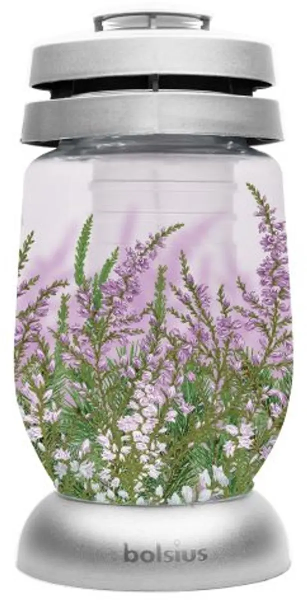Herdenkingslantaarn 3S met heidemotief 23cm