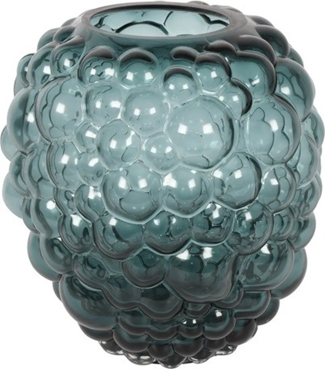 Countryfield Vaas Royal-Julie glas L28B28H30,5CM blauw