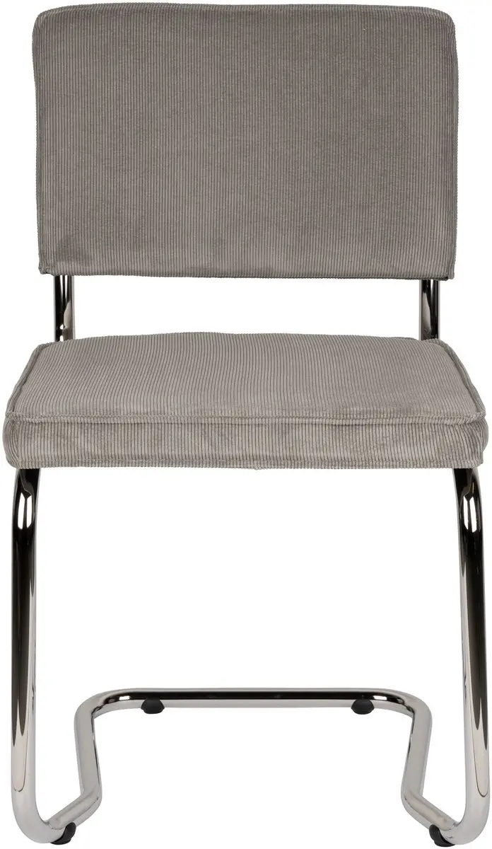 Zuiver Ridge Kink Rib Eetkamerstoelen Lichtgrijs - Set van 2 - afbeelding 2 van 6