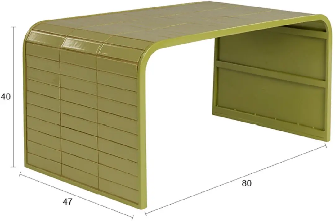 Zuiver Tiles Salontafel Pistache Groen - afbeelding 6 van 6