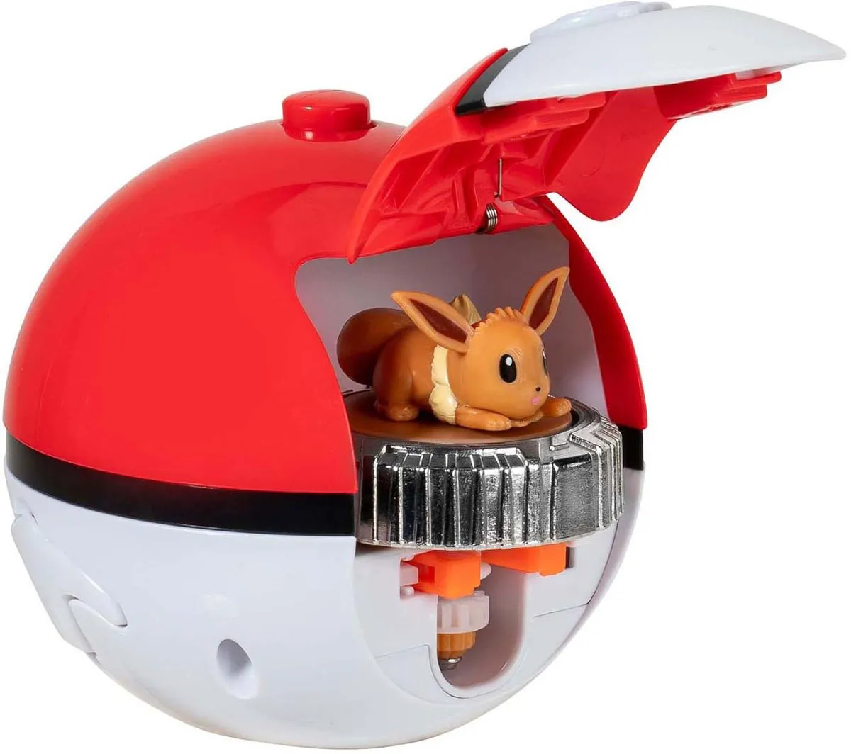 Pokémon Battle Spinner - Verzamelbare Pokéball - 6 Vlakken Multicolor