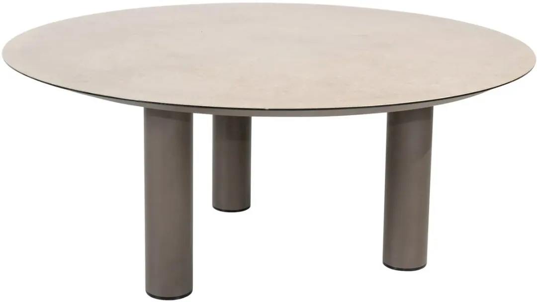 Donato low dining tuintafel met 3 poten 160xH69 cm printed ceramic terre Taste 4