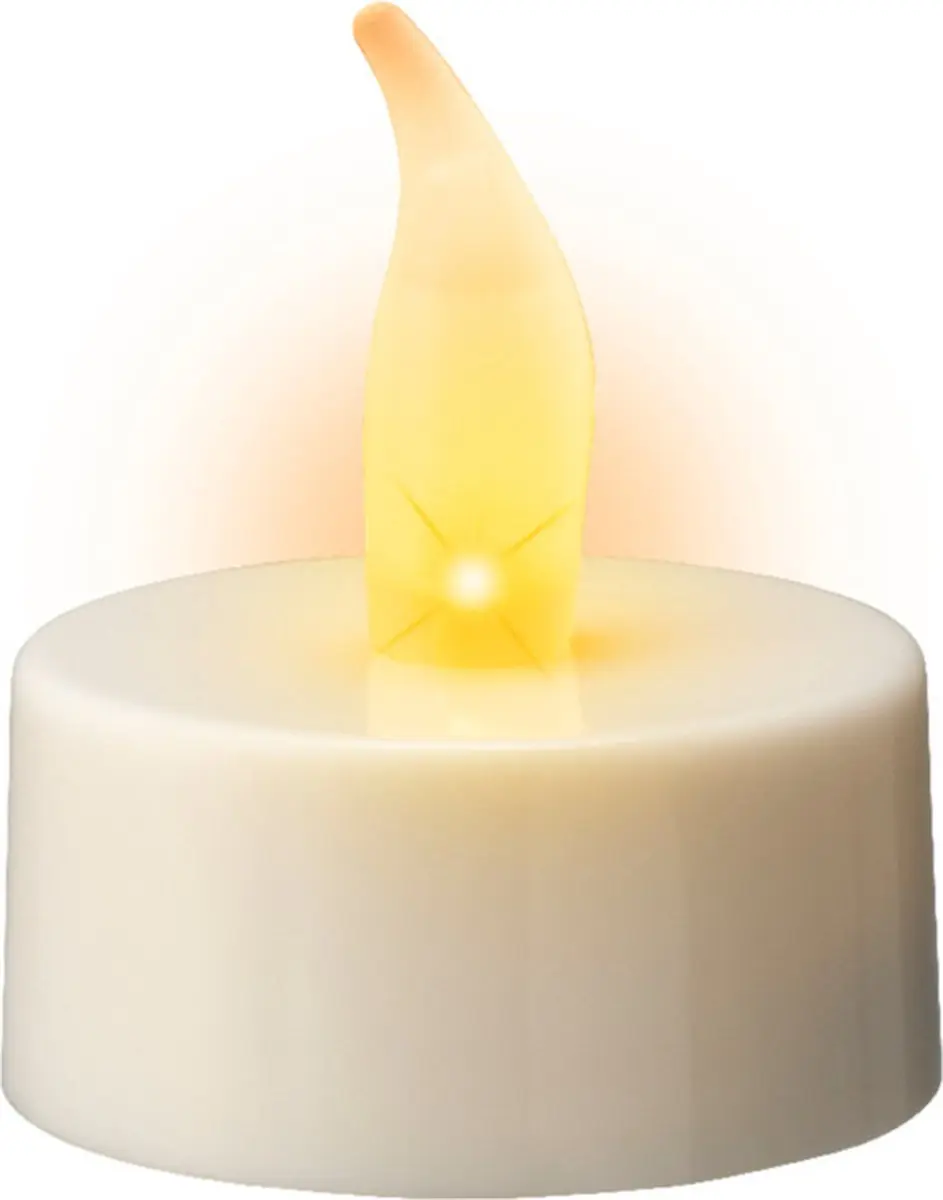 Lumineo LED Waxinelichtjes 12-delig - Wit - Met afstandsbediening - afbeelding 3 van 6