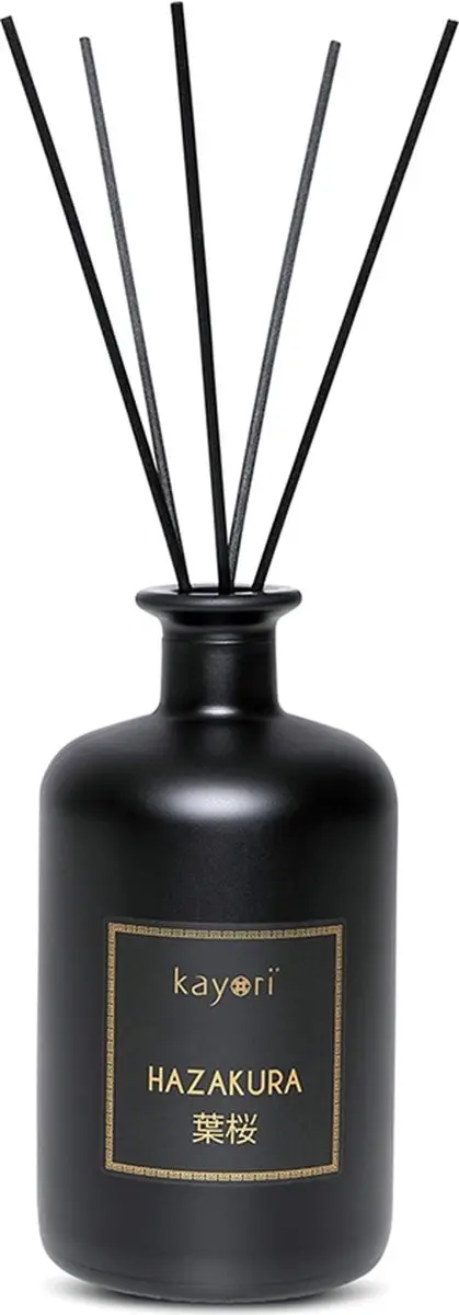 Kayori Hazakura Geurstokjes 500ml - Zwart - afbeelding 4 van 4