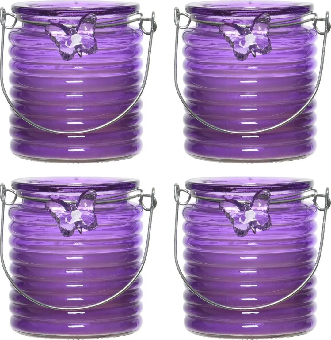 Citronella windlicht met kaars