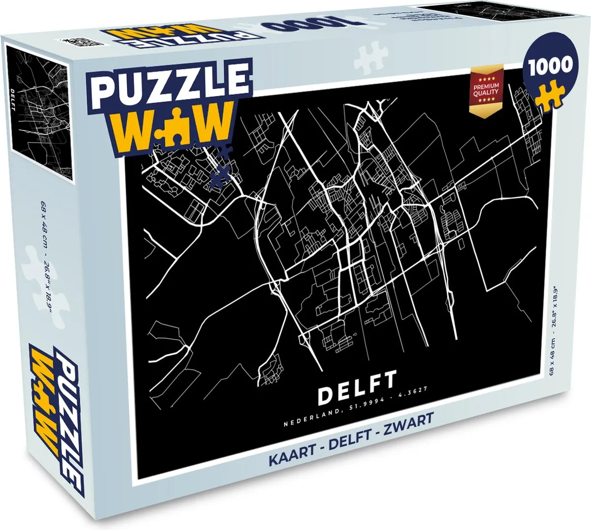 PuzzleWow Delft Puzzel 1000 Stuks