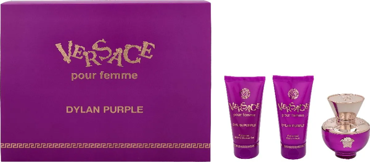 Versace Dylan Turquoise Set - 150ml (3x50ml) - Bodylotion Parfum Douchegel