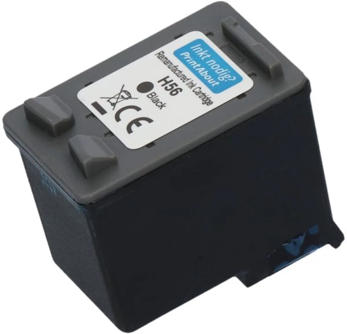 PrintAbout HP 56 C6656AE Inktcartridge Zwart - 23ml