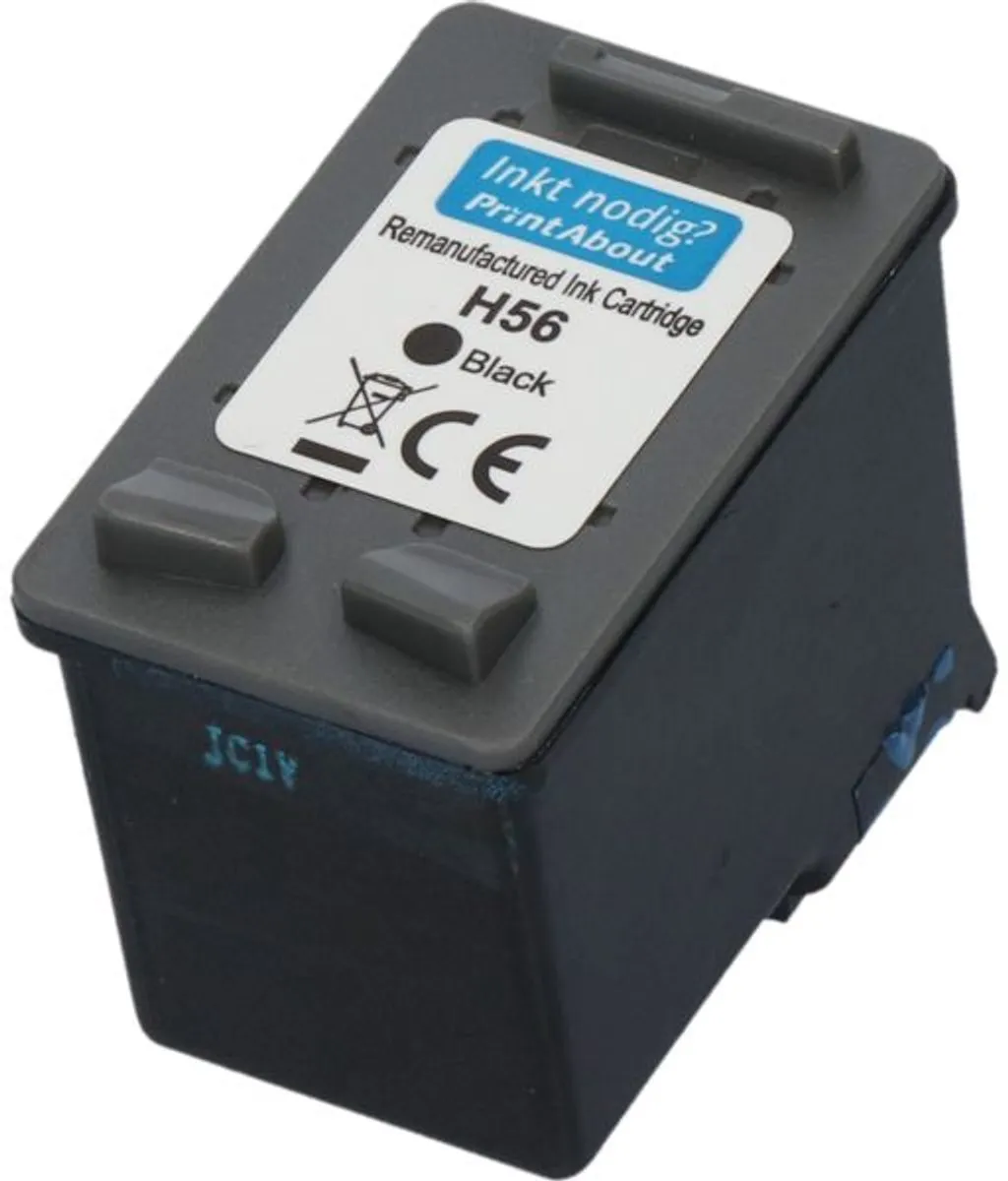 PrintAbout HP 56 C6656AE Inktcartridge Zwart - 23ml