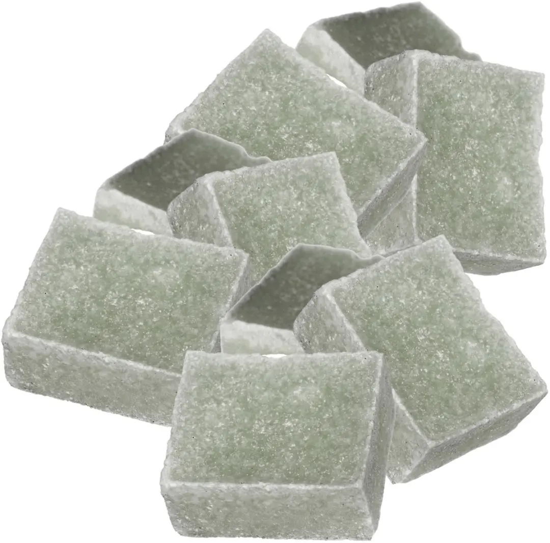 Ideas4seasons Amberblokjes/geurblokjes - eucalyptus geur - 12x stuks - huisparfum