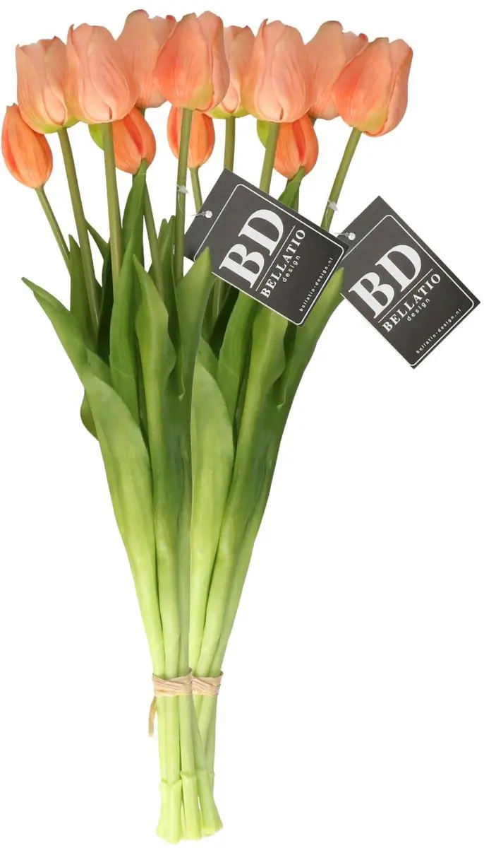 Bellatio Design Kunst tulpen boeket Sally