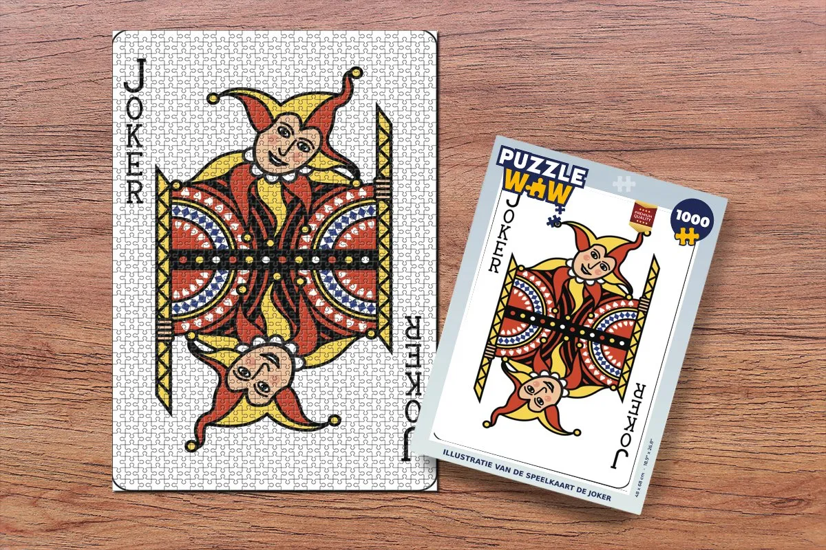 PuzzleWow Joker Legpuzzel 1000 Stuks - Multicolor