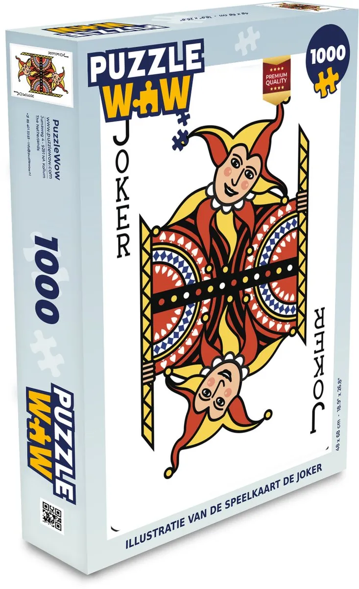 PuzzleWow Joker Legpuzzel 1000 Stuks
