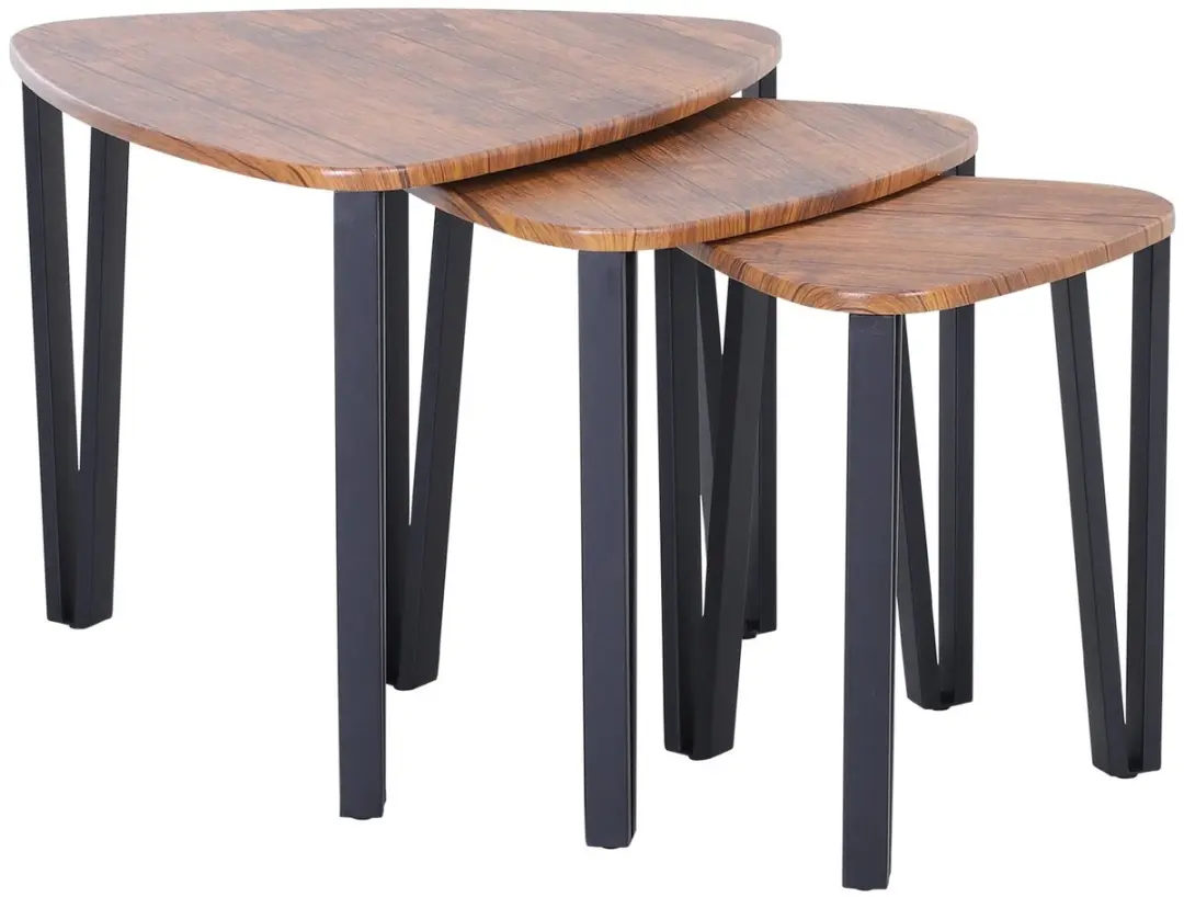 MakkelijkMooi Driehoekige Koffietafel Set