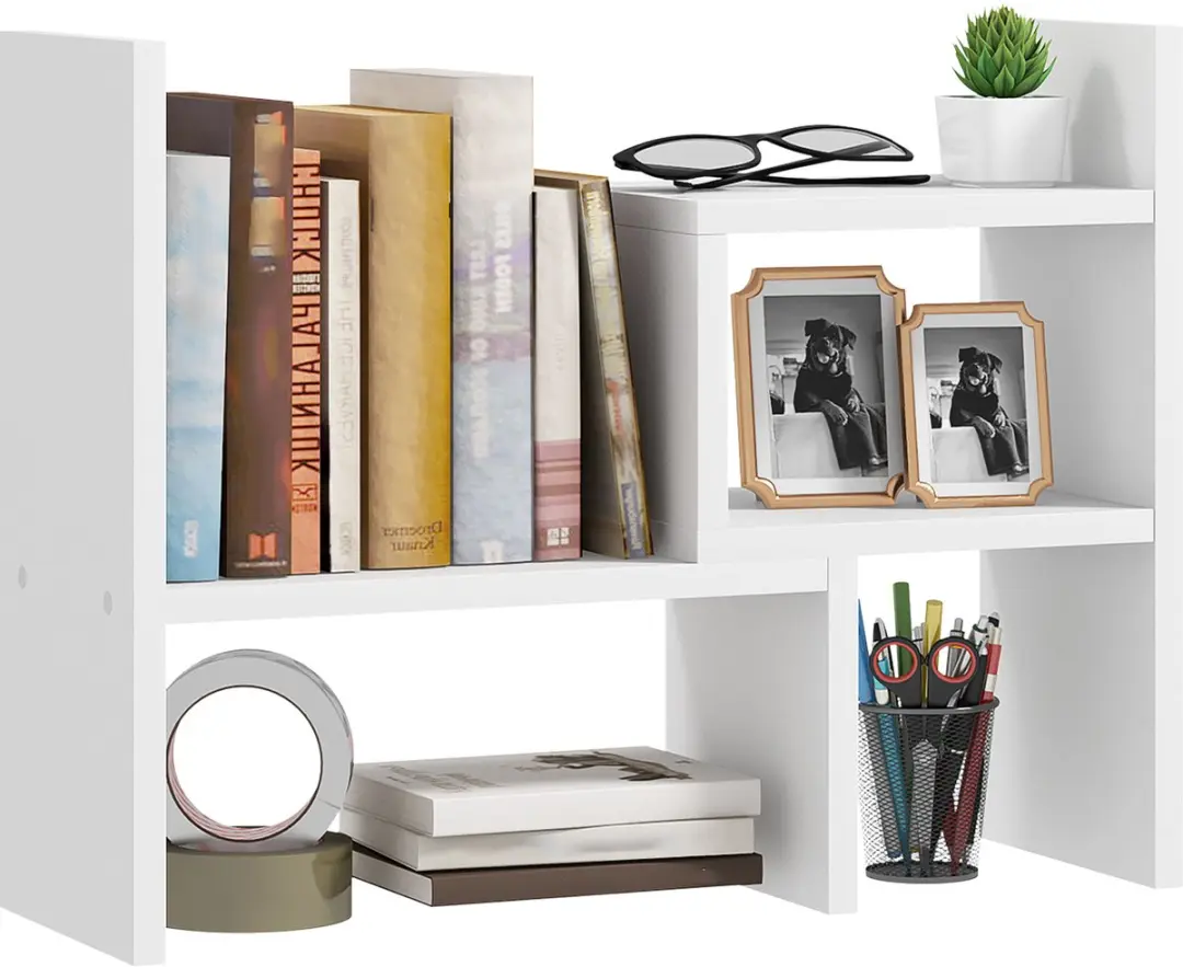 HOMCOM-Bureau-organizer-MDF-34,5x17,5x39,5cm-Wit