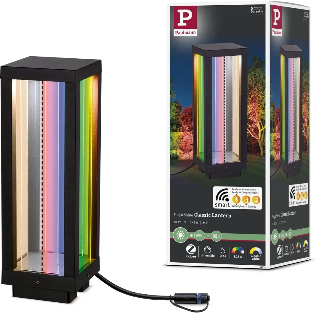 Paulmann Plug & Shine RGBW Lantaarn 94753