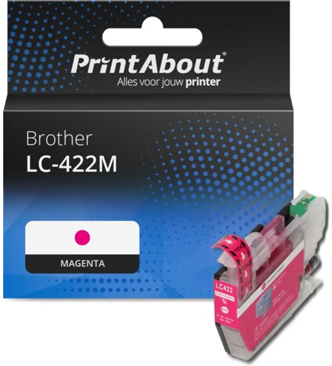 PrintAbout LC-422M Inktcartridge Magenta - 11ml - o.a. Brother MFC J5620DW