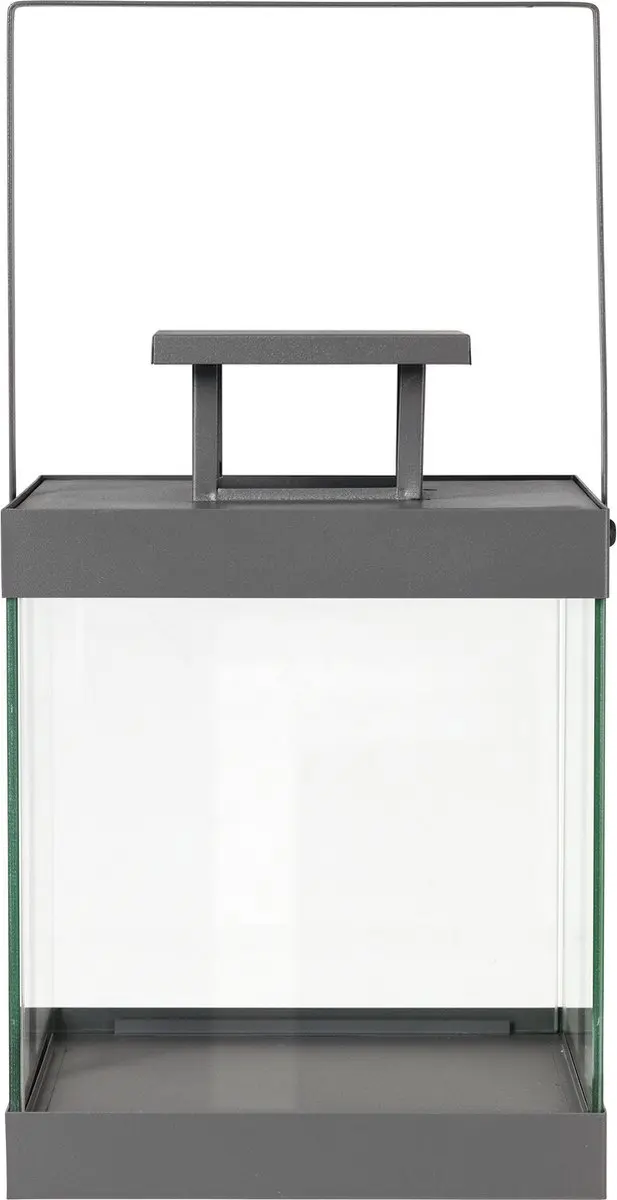 Finca Lantaarn Steel Grey Small | Donkergrijs | Staal