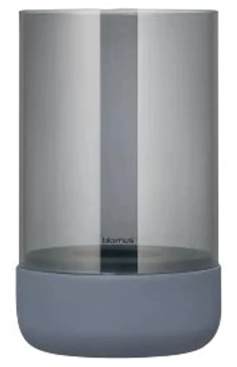 Blomus CALMA Windlicht 20x12cm Steel Gray