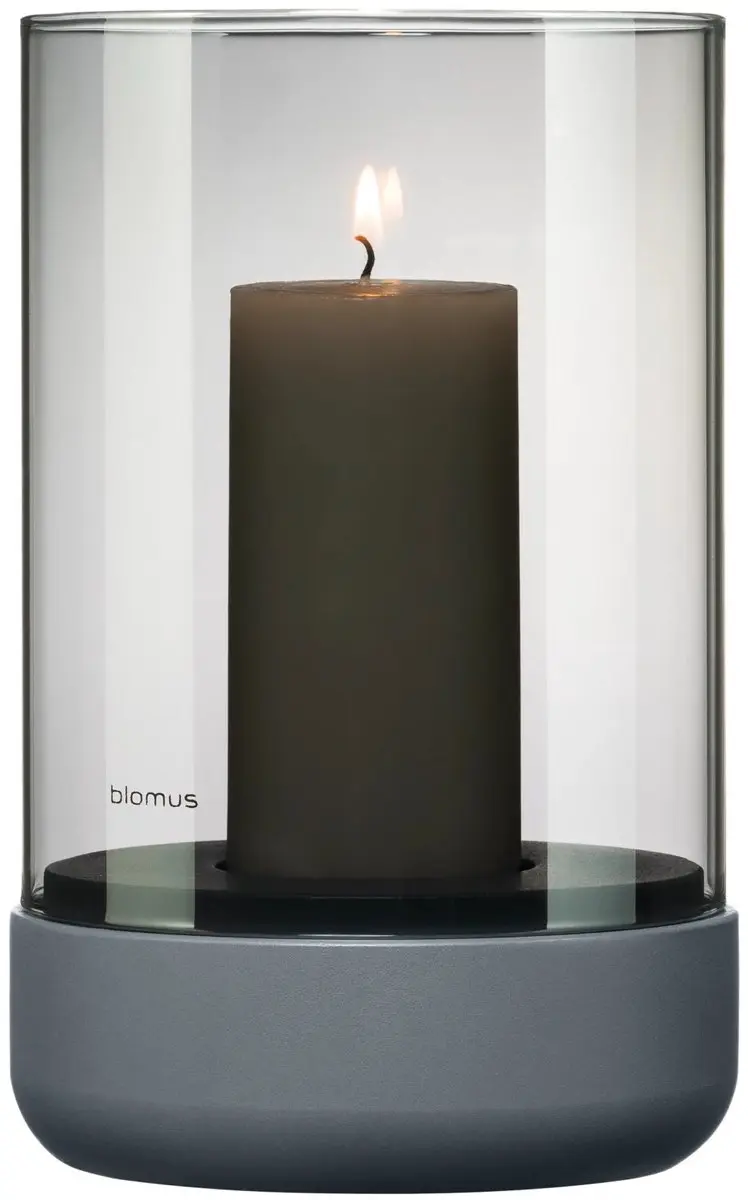 Blomus CALMA Windlicht 20x12cm Steel Gray - afbeelding 2 van 3