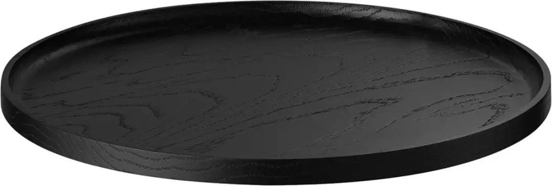 Oku Ronde Tray / Dienblad Black