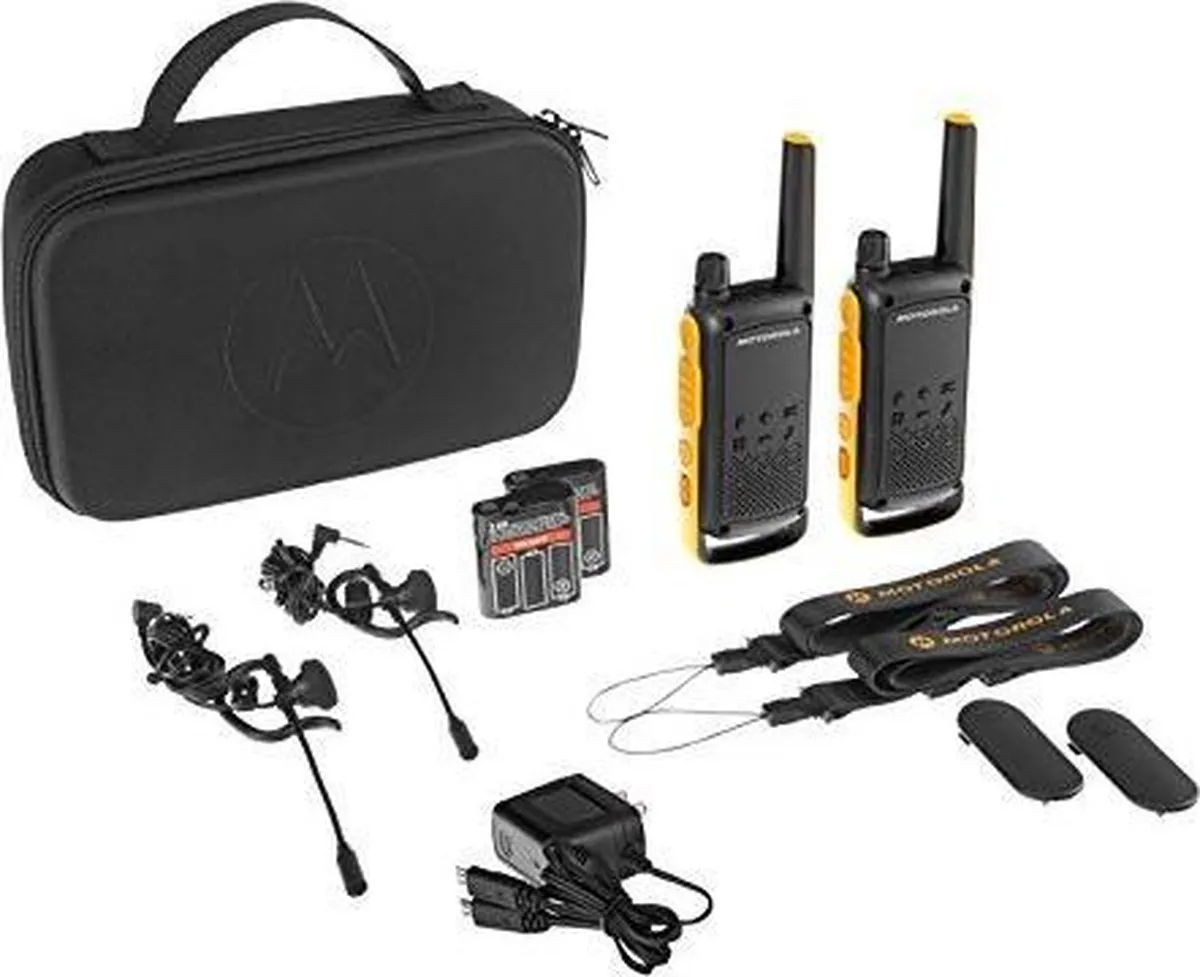 Motorola TLKR-T82 Extreme - Twin Pack - Zwart