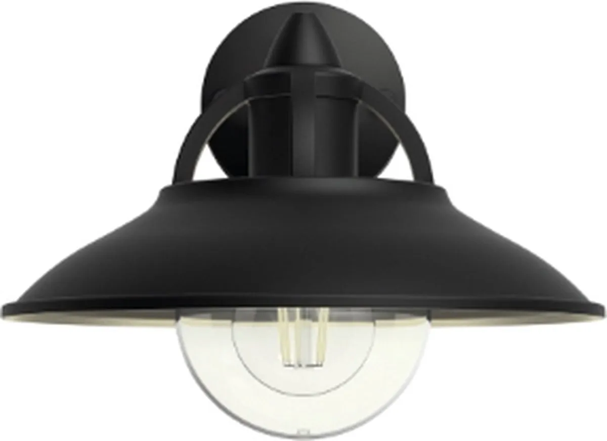 Philips Cormorant Muurlamp 34cm - Zwart