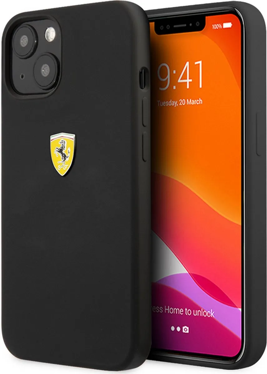 Ferrari Silicone Back Case iPhone 13 Mini