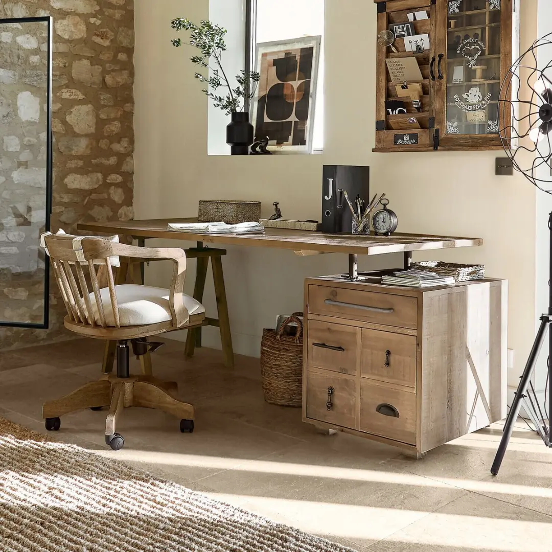 Loberon Dawson Bureau - Bruin - afbeelding 5 van 6