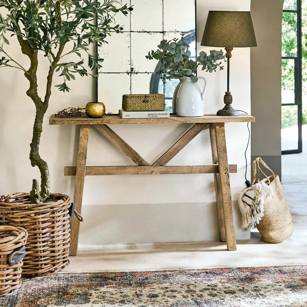 Loberon Sidetable Nael - Antiekbruin - afbeelding 2 van 6