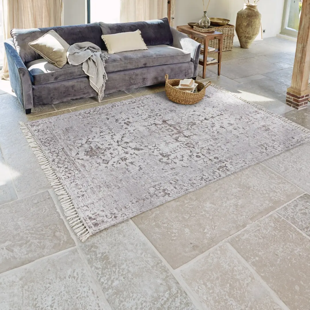 Loberon Delpheer Vloerkleed - bruin/beige - afbeelding 2 van 6