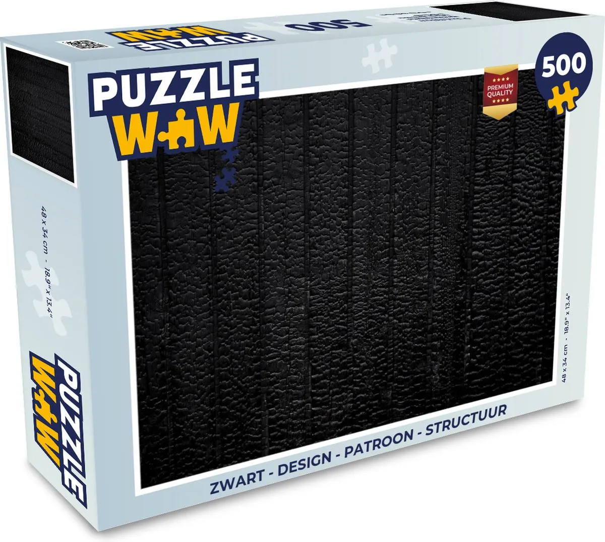 PuzzleWow Design Lederlook Legpuzzel 500 Stuks
