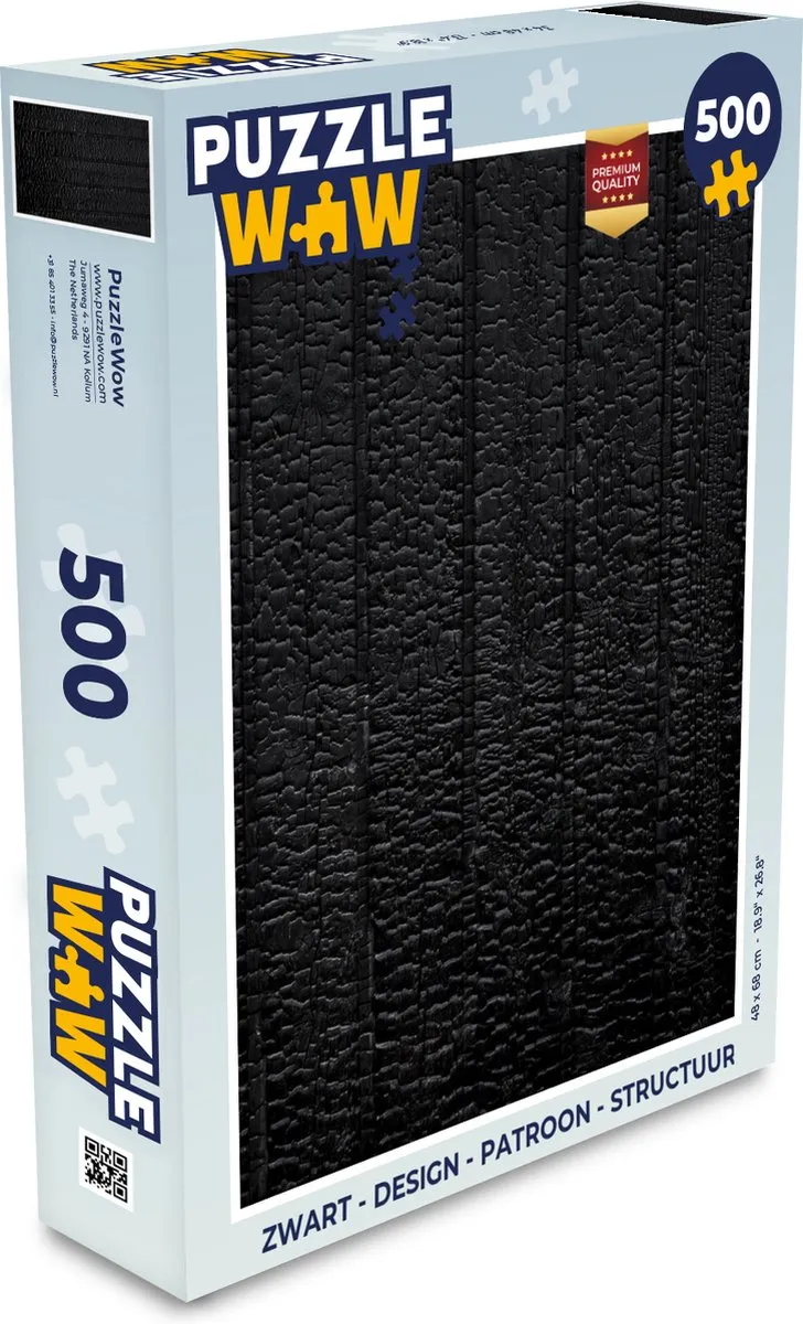 PuzzleWow Design Lederlook Legpuzzel 500 Stuks - 7450154362401