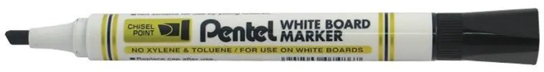 Pentel MW86 markeerstift 12 stuk(s) Beitelvormige punt Zwart