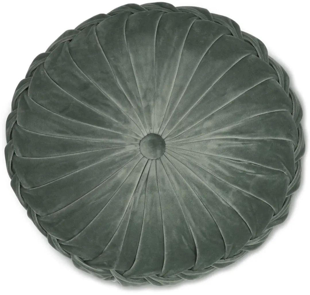 Laura Ashley Rosanna rond sierkussen velours