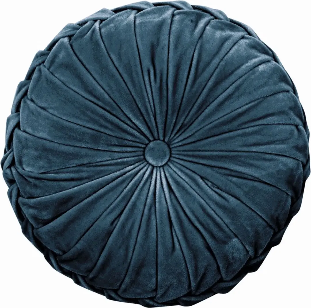 Laura Ashley Rosanna rond sierkussen velours