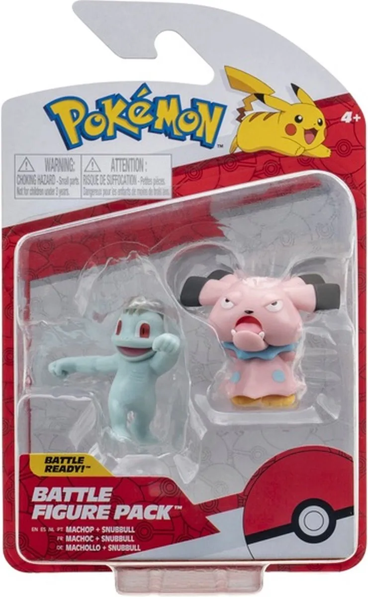 Pokémon Battle Figure Pack Machop Snubbull