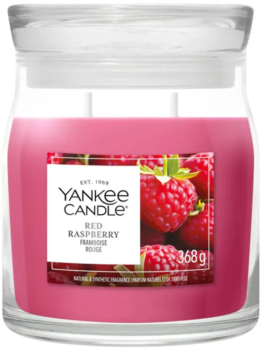 Yankee Candle Red Raspberry Geurkaars Medium