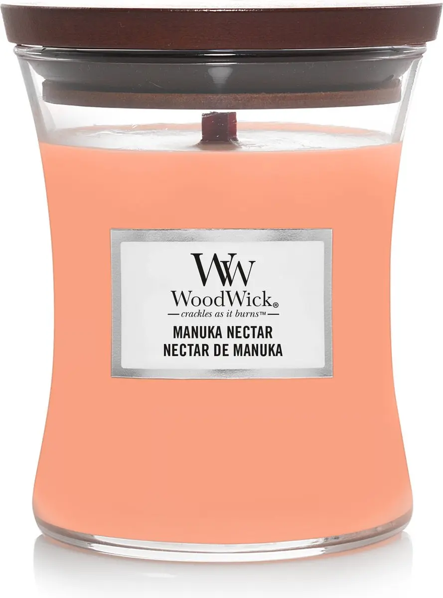 WoodWick Hourglass Geurkaars - Manuka Nectar - 60 Branduren - afbeelding 3 van 3
