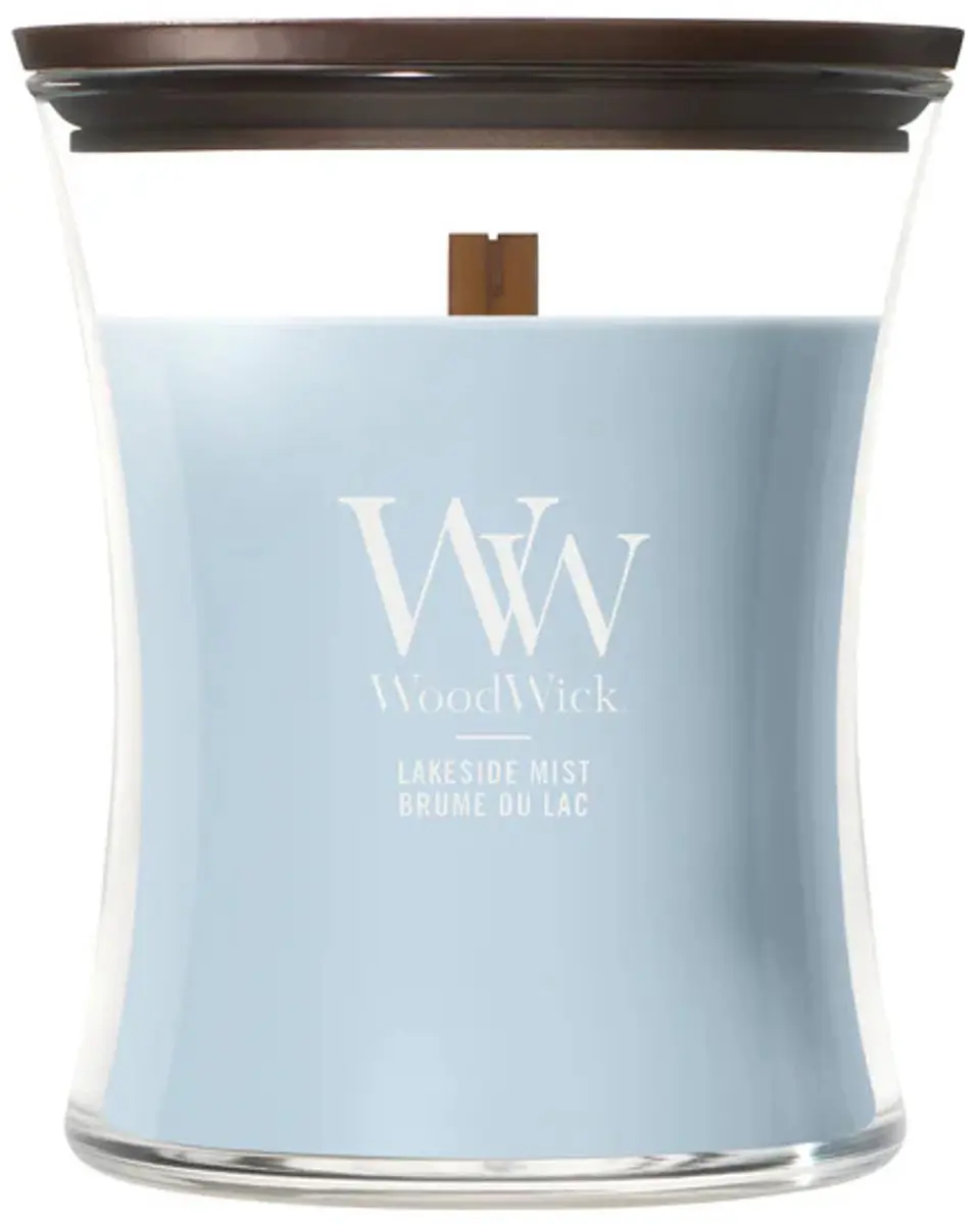 WoodWick Hourglass Geurkaars Lakeside Mist