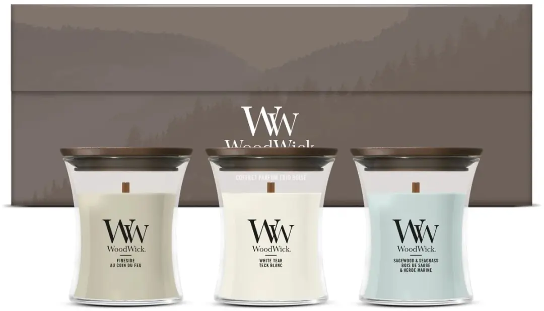 WoodWick Woodland Trio Mini Geurkaarsen