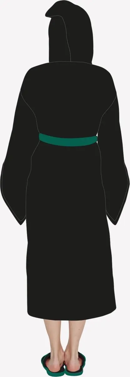 Harry Potter Slytherin/Zwadderich Fleece Badjas - One size - afbeelding 4 van 4
