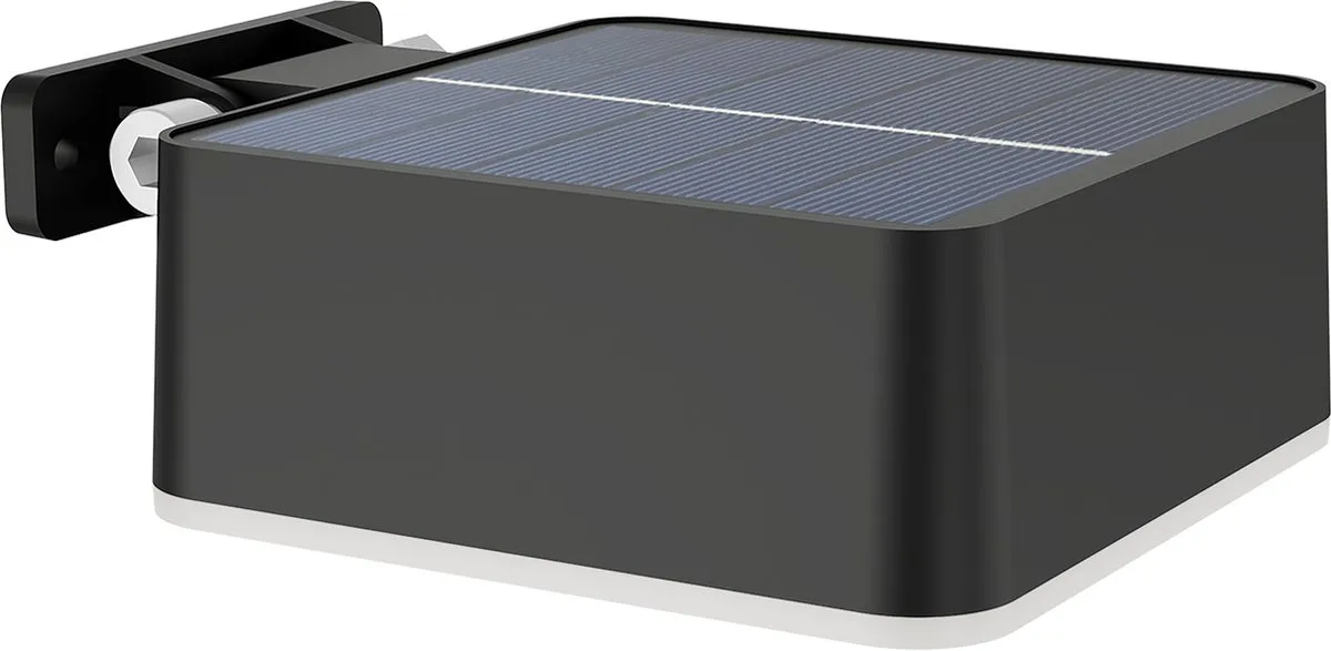 Philips Vynce Solar Wandlamp Vierkant 1.5W - Zwart