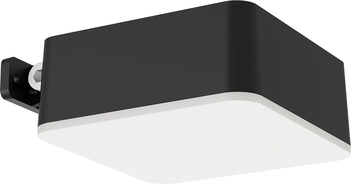 Philips Vynce Solar Wandlamp Vierkant 1.5W - Zwart