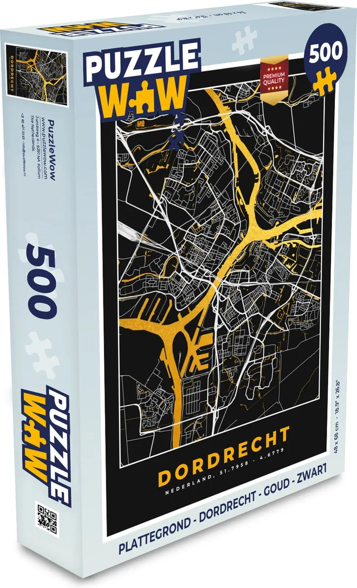 PuzzleWow Dordrecht Legpuzzel 500 Stuks