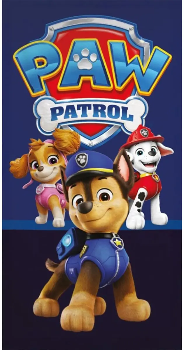 PAW Patrol Strandlaken 140x70cm - Blauw - afbeelding 2 van 4