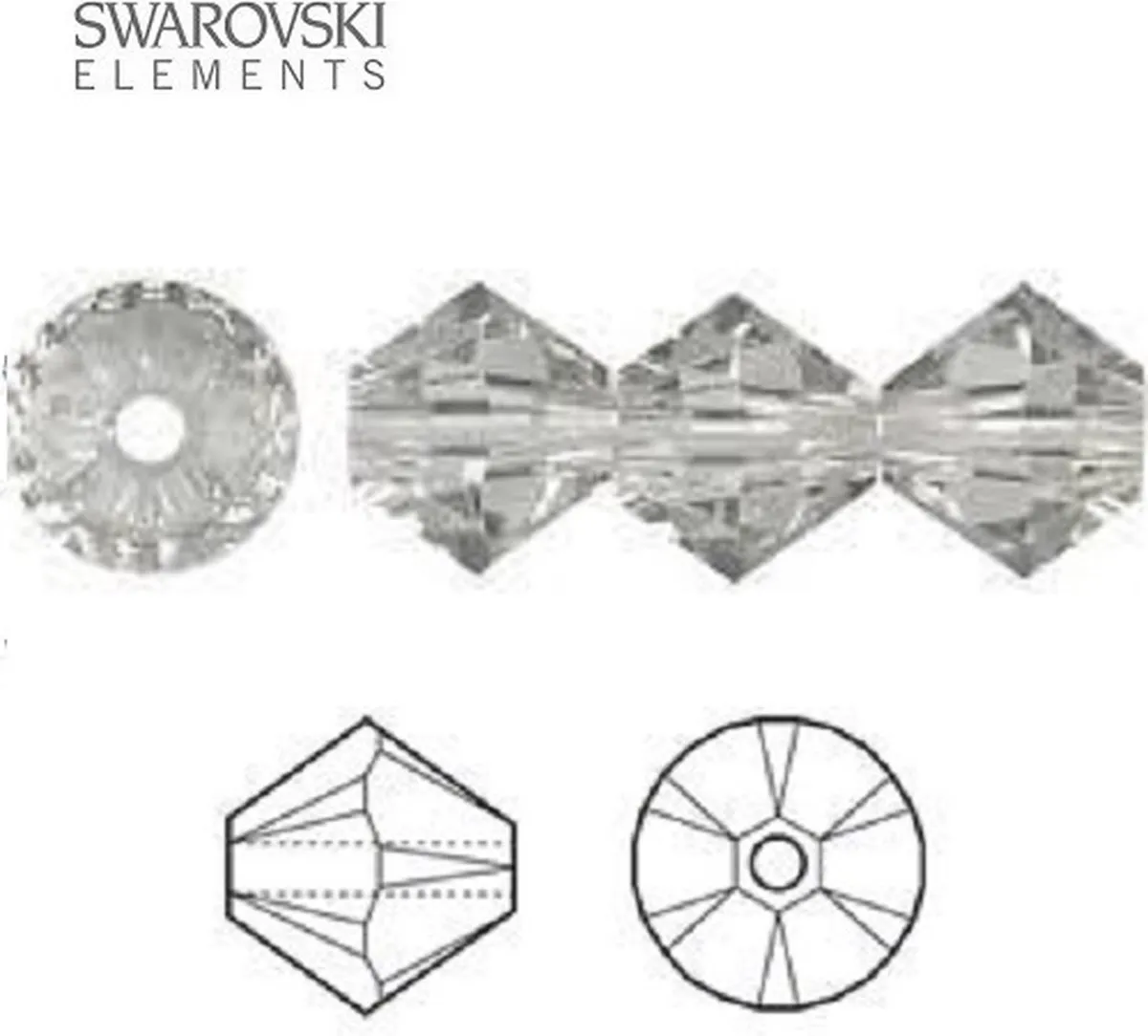 Swarovski Elements Xilion Bicone 8mm