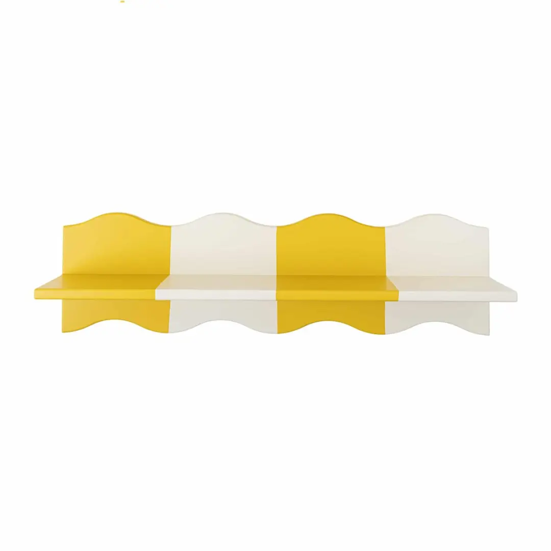 Bloomingville Bubbi Wandplank Geel