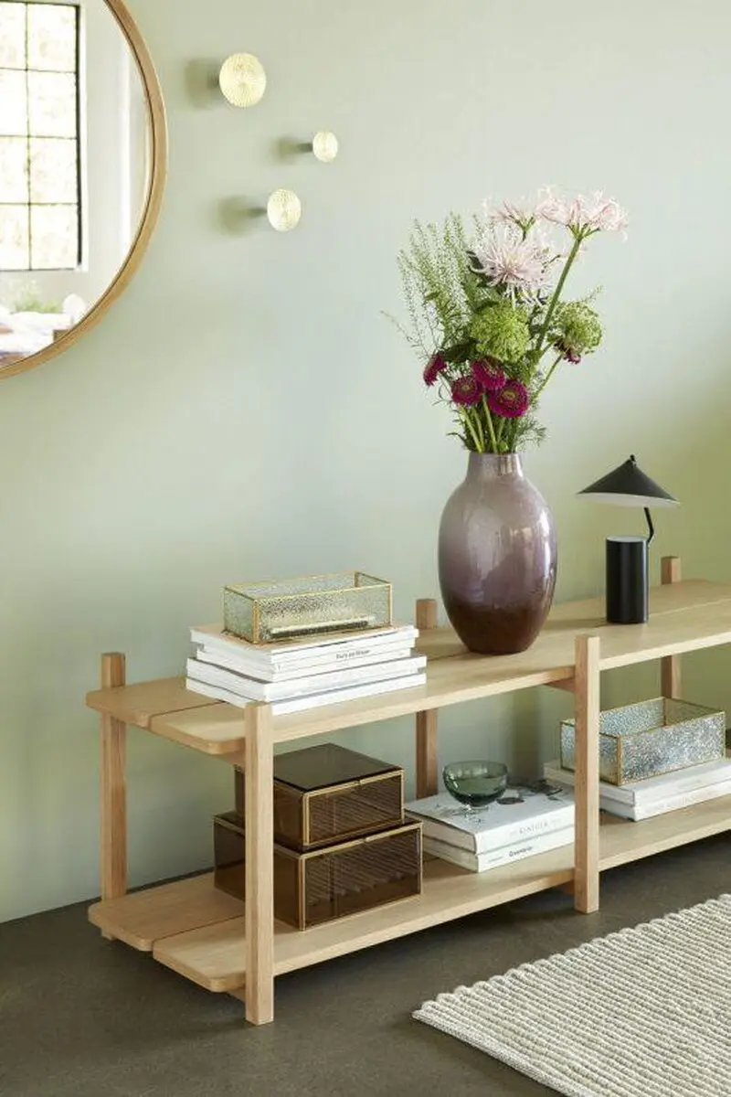 Hübsch Interior Mood Wandspiegel 60cm - Beige - afbeelding 3 van 3