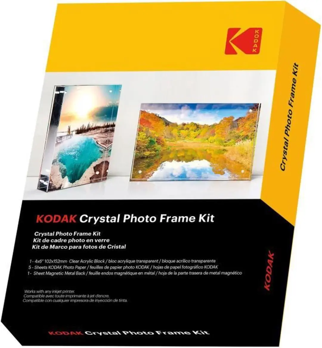 Kodak Crystal Photo Frame Kit 5 Vellen 10x15cm